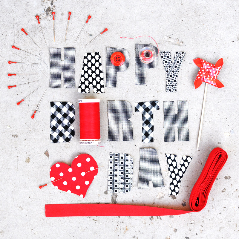 Ladulsatina sewing - cucito happy-Birthday 1 year