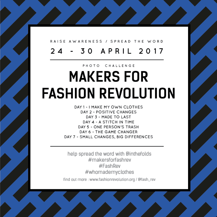 Photo challenge Fashion Revolution 2017 - In the folds
